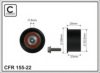 CAFFARO 155-22 Deflection/Guide Pulley, timing belt